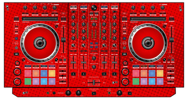 Pioneer DJ DDJ SX 3 Skin Gradienter Red